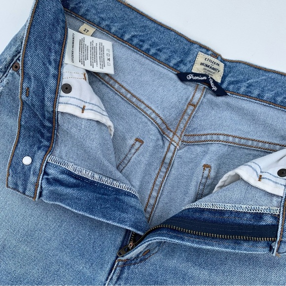 Citizens of Humanity Jeans Libby Relaxed Bootcut Straight Leg Distressed Size 27 - Picture 6 of 9